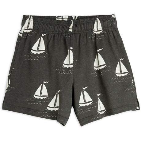 Mini Rodini Grey Sailing Boats AOP Shorts