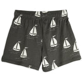 Mini Rodini Grey Sailing Boats AOP Shorts