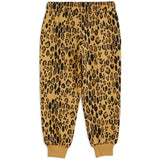 Mini Rodini Beige Basic Leopard Sweatpants
