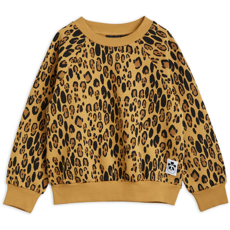Mini Rodini Beige Basic Leopard Sweatshirt