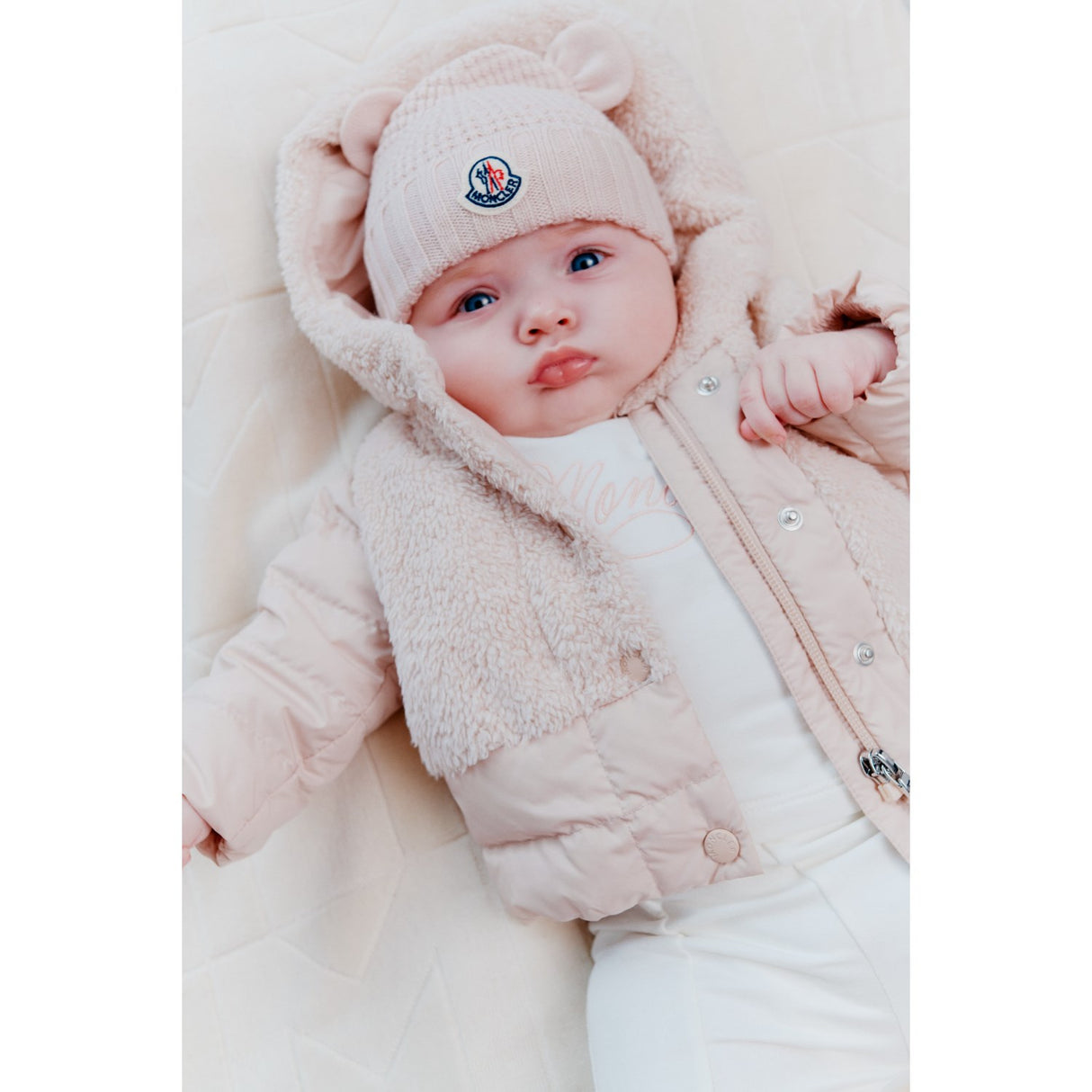 Moncler Ljus Pink Mössa