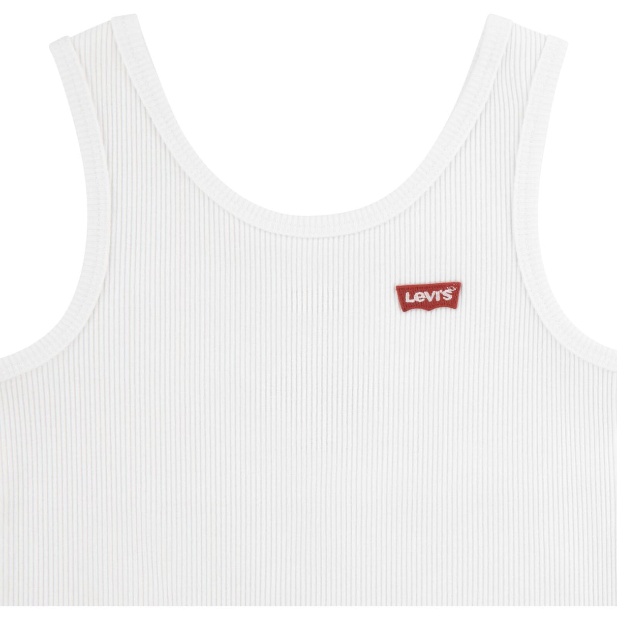 Levi's Bright White Lvg Meet Och Greet Ribbed Tank Topp