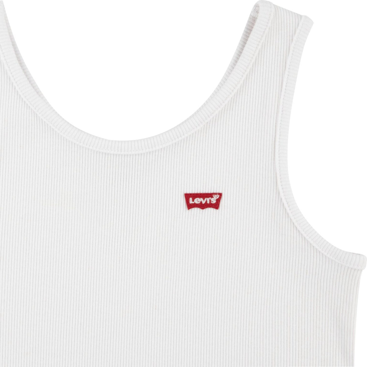 Levi's Bright White Lvg Meet Och Greet Ribbed Tank Topp