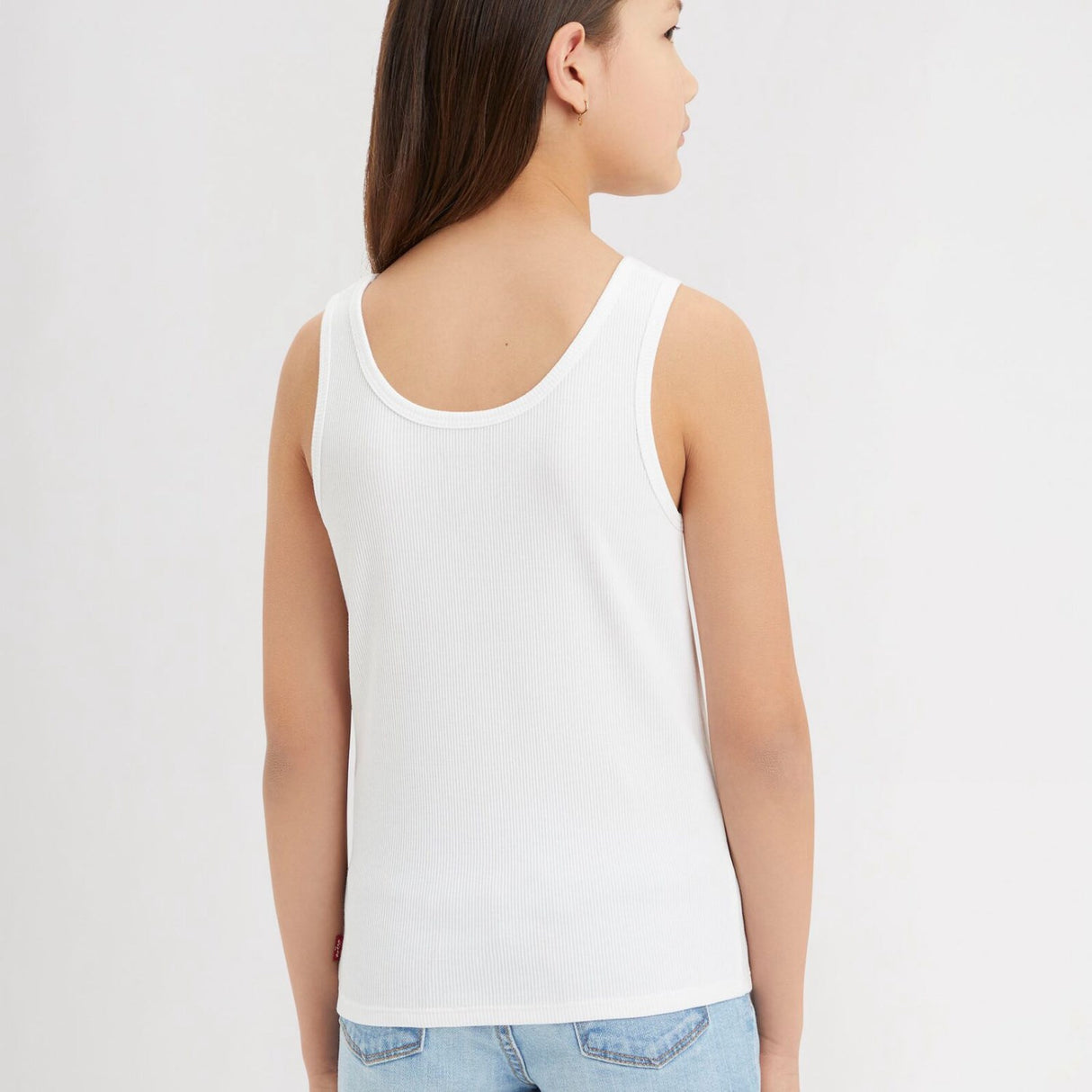 Levi's Bright White Lvg Meet Och Greet Ribbed Tank Topp