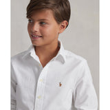 Polo Ralph Lauren White Boy Sport Skjorta