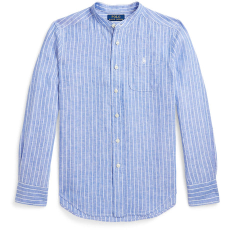 Polo Ralph Lauren Blue White Boy Sport Skjorta