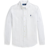 Polo Ralph Lauren White Boy Sport Skjorta