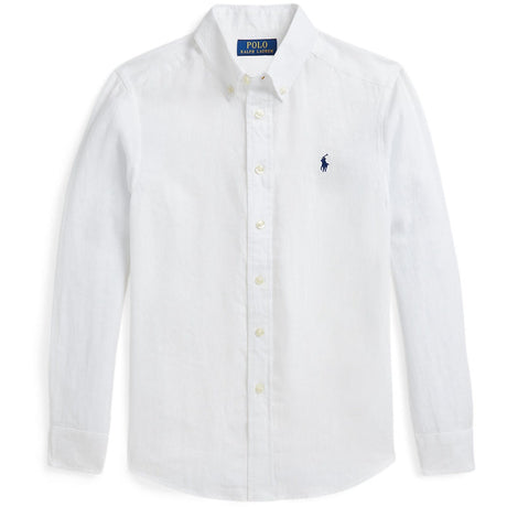 Polo Ralph Lauren White Boy Sport Skjorta