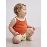 Bobo Choses Beige Sunflower All Över Kort Leggings