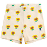 Bobo Choses Beige Sunflower All Över Kort Leggings