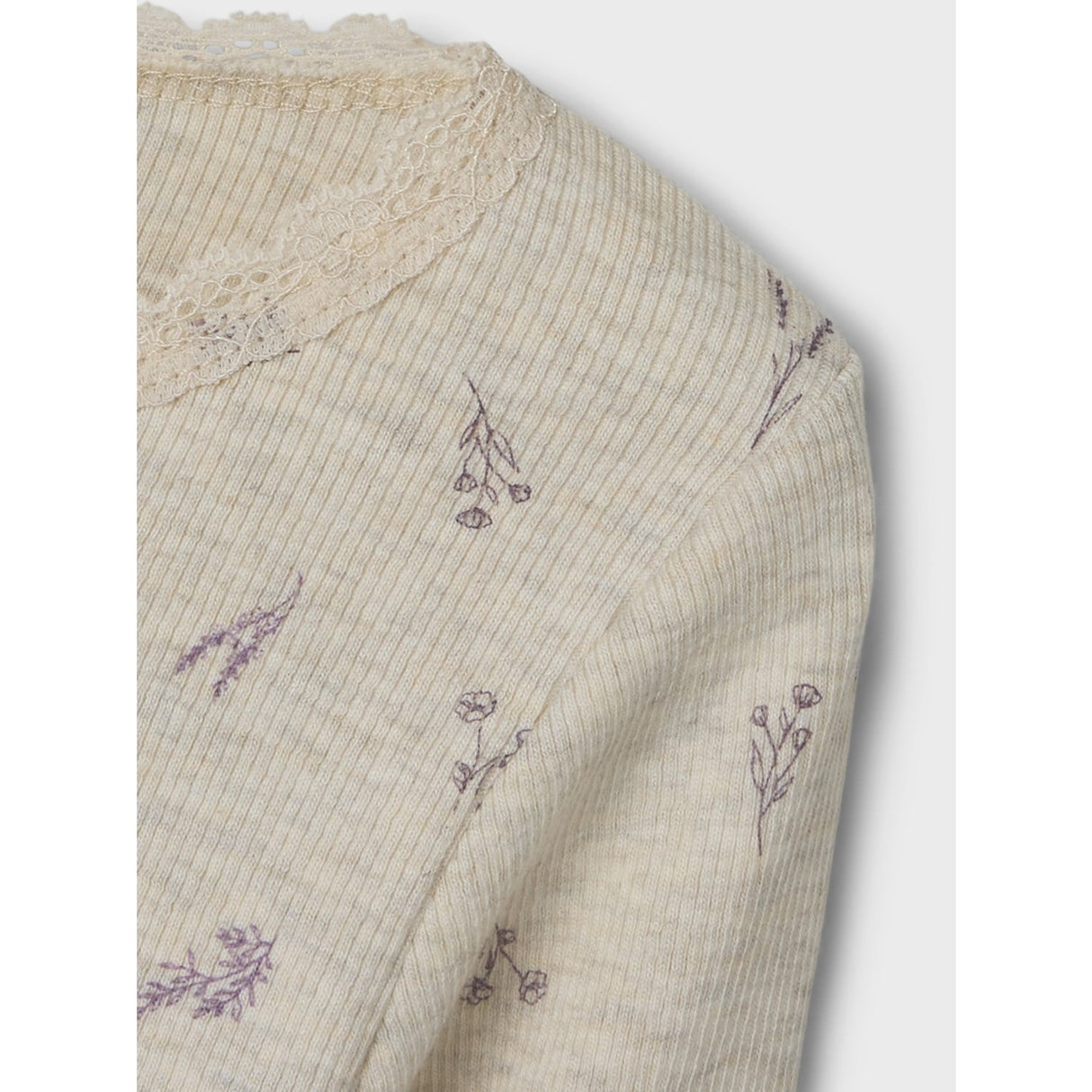 Name It Peyote Melange Small Flower Dabua Blus