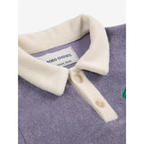 Bobo Choses Navy Blue Happy Dog Terry Cloth Pikétröja