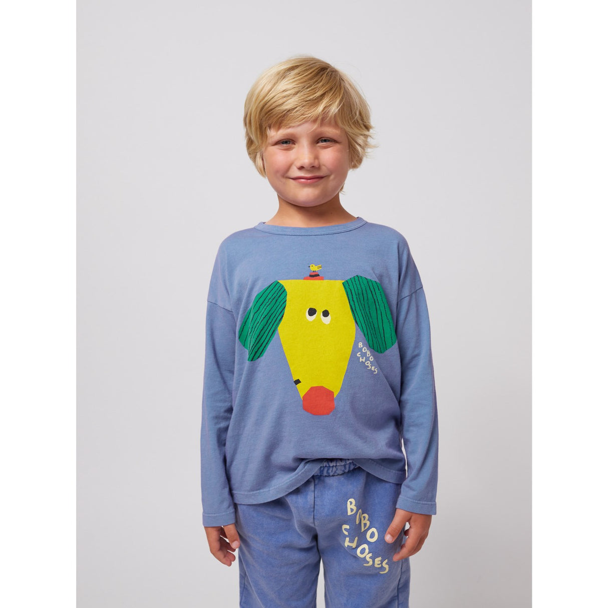 Bobo Choses Blue Happy Dog Blus
