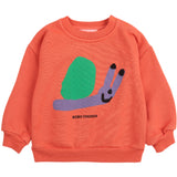 Bobo Choses Red Funny Snail Sweatshirt