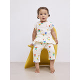 Bobo Choses Multicolor Garden Party All Över Woven Top