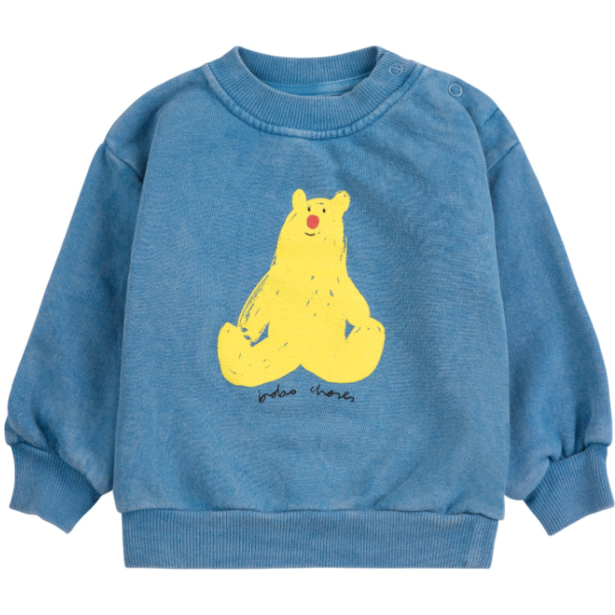 Bobo Choses Blue Hug Me Björn Sweatshirt