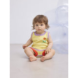 Bobo Choses Beige Flower Stickad Set