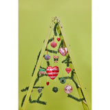 Rice Disco Boll I Heart Shape Med Red Och Pink Stripes - Large