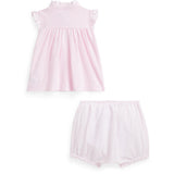 Ralph Lauren Baby Carmel Pink Multi Shorts Set