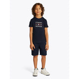 Tommy Hilfiger Dark Night Navy Flag Reg T-Skjorta