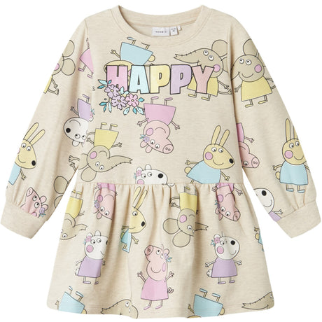 Name It Peyote Melange Fira Peppa Pig Sweat Klänning