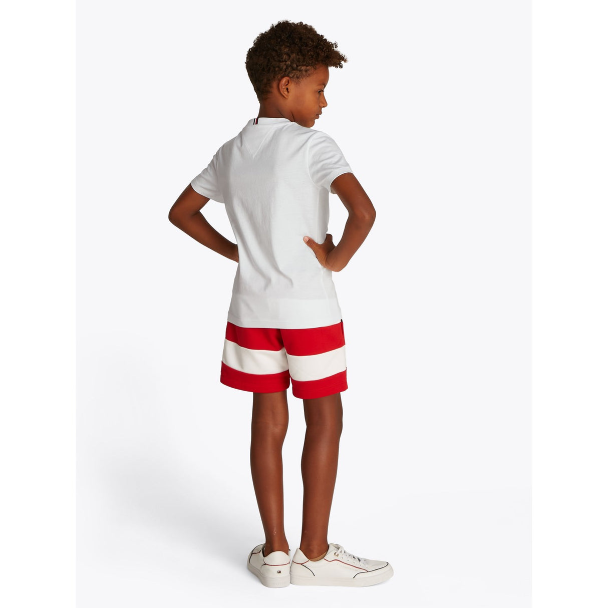 Tommy Hilfiger White Flag Reg T-Skjorta