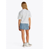 Tommy Hilfiger White Melange Varsity Archive T-Skjorta