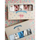 Konges Sløjd Rose/White Mix Minna 5 Pack Girl Kalsonger Gots