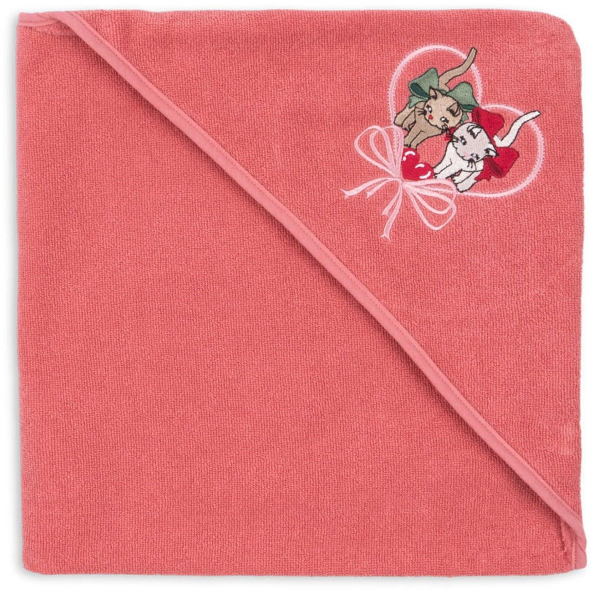 Konges Sløjd Flamingo Plume Terry Handduk Embroidery Gots