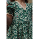 Konges Sløjd Lacy Green Coeur Lace Klänning Gots