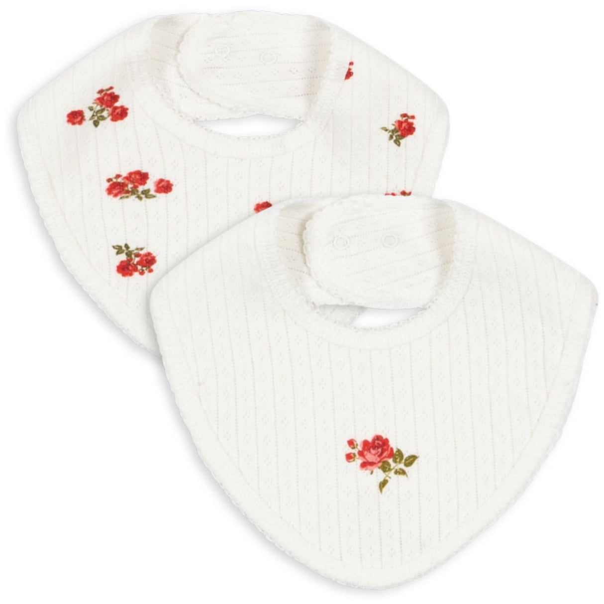 Konges Sløjd Rose Red/Snow White Minnie 2 Pack Haklapp
