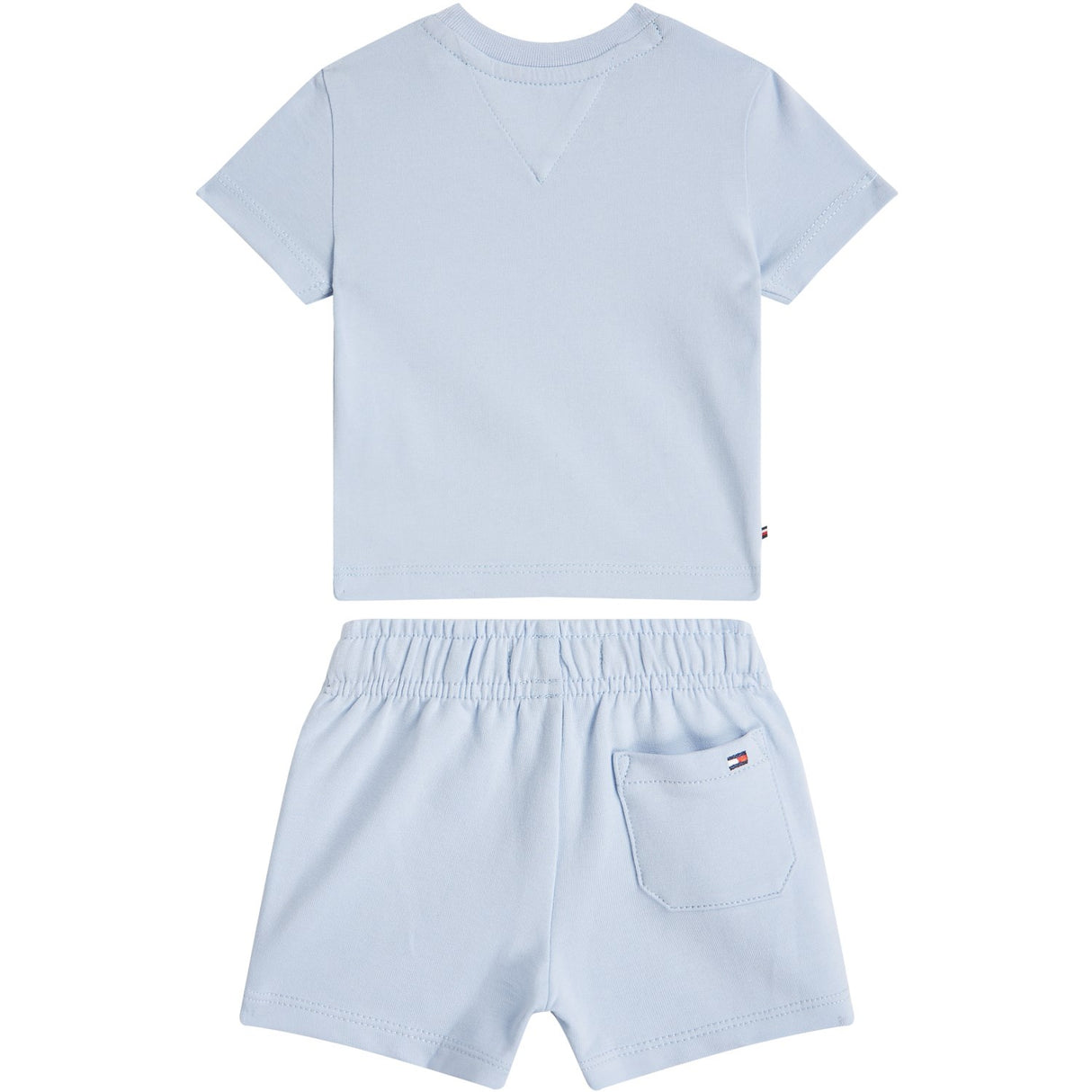 Tommy Hilfiger Breezy Blue Monotype Tee Och Kort Set