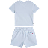 Tommy Hilfiger Breezy Blue Monotype Tee Och Kort Set