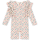 Konges Sløjd Coeur Coloré Manuca Frill Onesie Grs