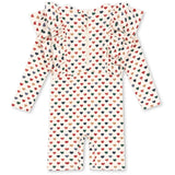 Konges Sløjd Coeur Coloré Manuca Frill Onesie Grs