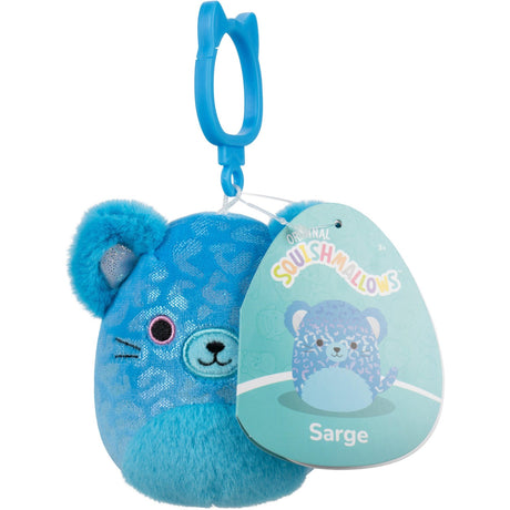 Squishmallows 9 Cm P23 Clip-On Sarge Jaguar