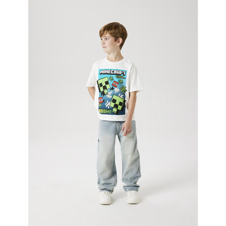 Name It Cloud Dancer Mus Minecraft Regular T-Shirt Noos
