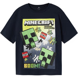 Name It Navy Blazer Mus Minecraft Regular T-Shirt Noos