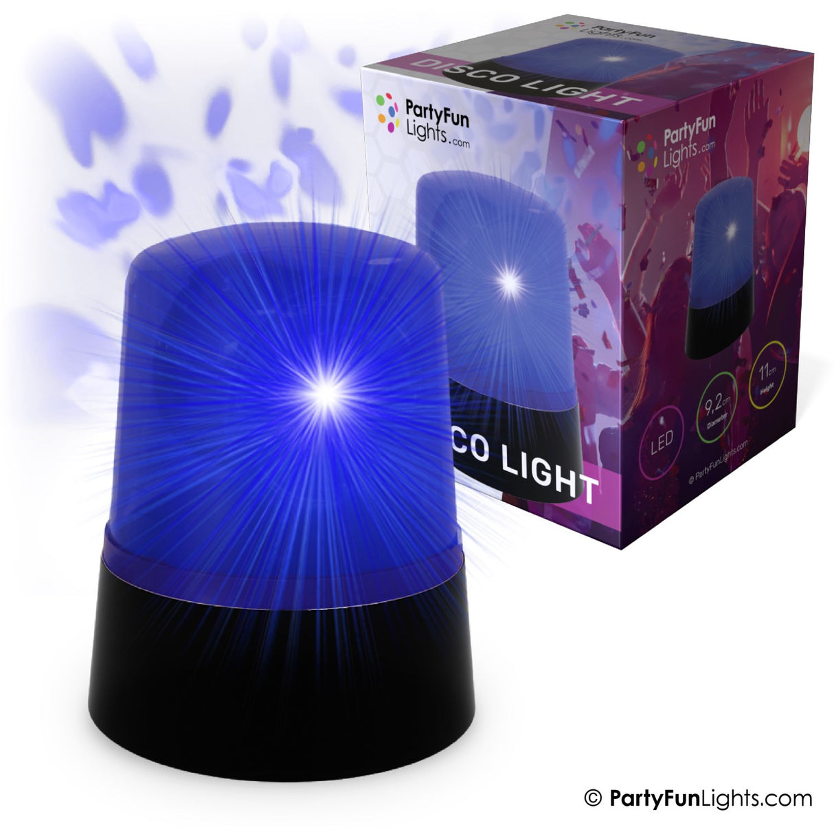 Party Funlight Polislampa Ø: 9.2cm