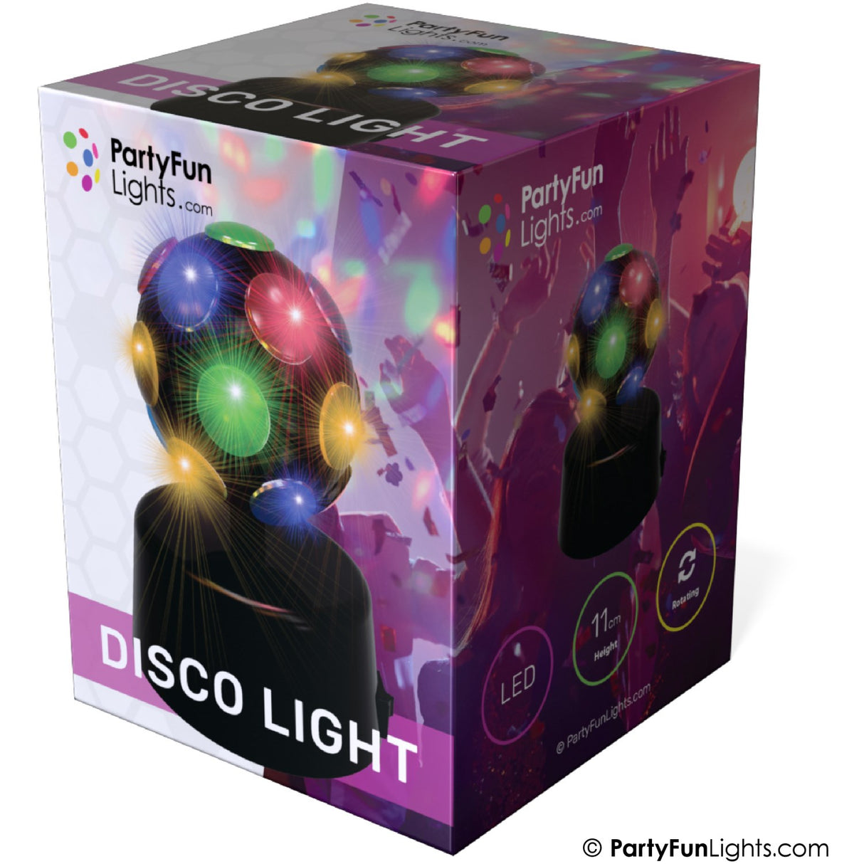 Party Funlight Mini Disco Lampa Ø: 9,2cm