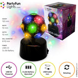 Party Funlight Mini Disco Lampa Ø: 9,2cm