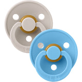 Bibs Mushroom/Breeze Napp Colour 2 Pack Latex