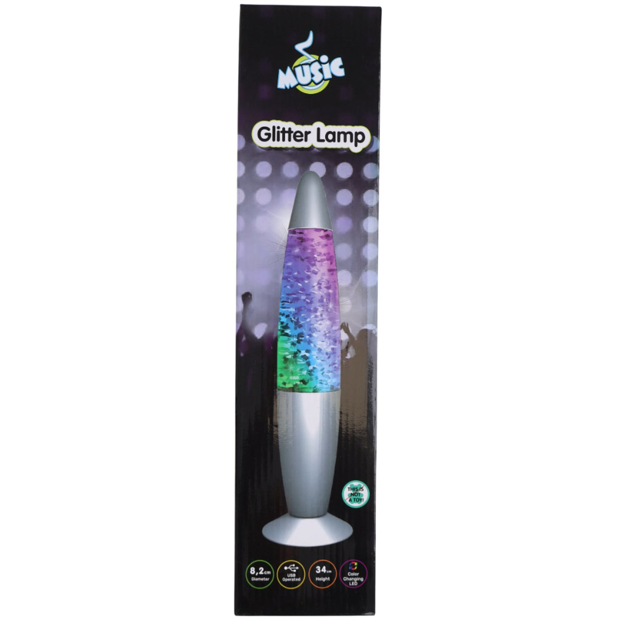 Music Glitter Lampa