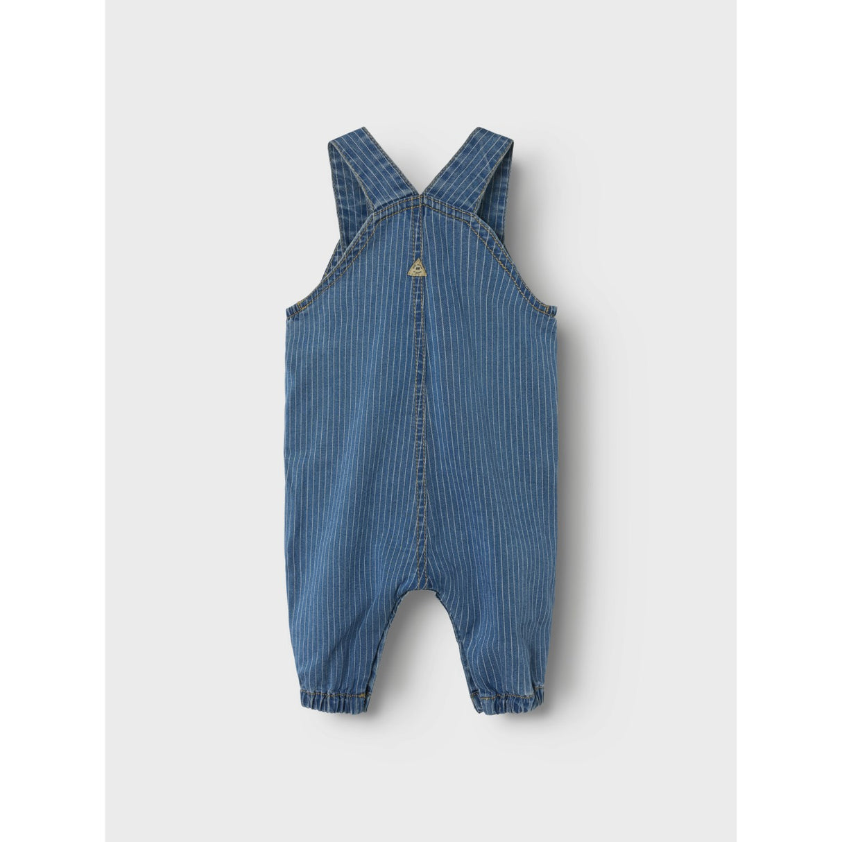 Name It Medium Blue Denim Devin Stripe Denim Overall