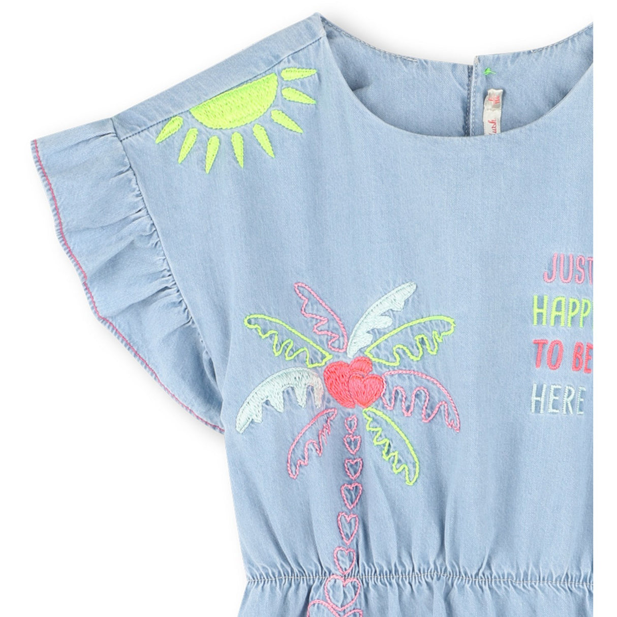 Billieblush Bleach Denim Dress