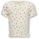 Kids ONLY MINI Tofu Cherry Trinny Life O-Neck AOP Topp