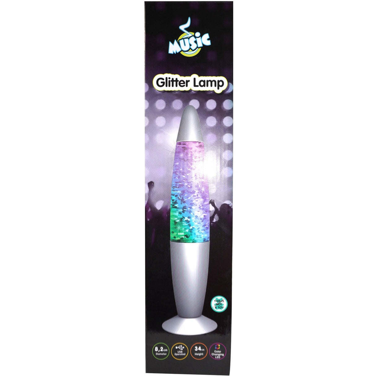 Music Glitter Lampa