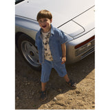 Name It Dark Blue Denim Peter Denim Skjorta