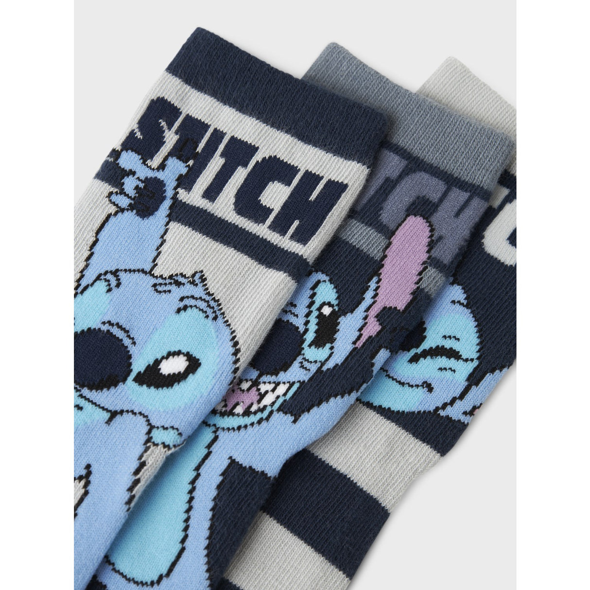 Name It Navy Blazer Ahan Stitch 3-Pack Strumpor