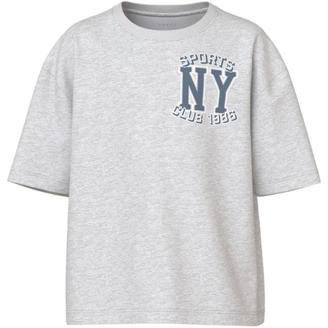 Name It Light Grey Melange Ny Sports Club Valix T-Shirt